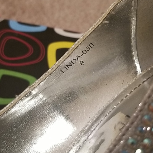 Silver Rhinestone Heels - Picture 6 of 9